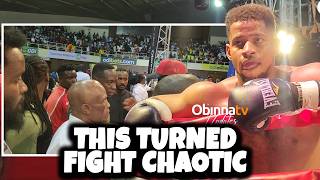 Total Drama As Boxer Munaswar And The Crowd Fails To Accept Defeat