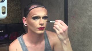 Drag Makeup Timelapse - Soft Natural Eye with Gold Glitter
