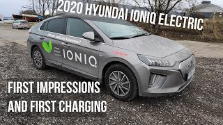 Hyundai Ioniq Electric 2020 (38 kWh) - first impressions and charging