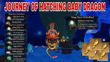 JOURNEY OF HATCHING BABY DRAGON // NEW UPDATE // UTOPIA ORIGIN