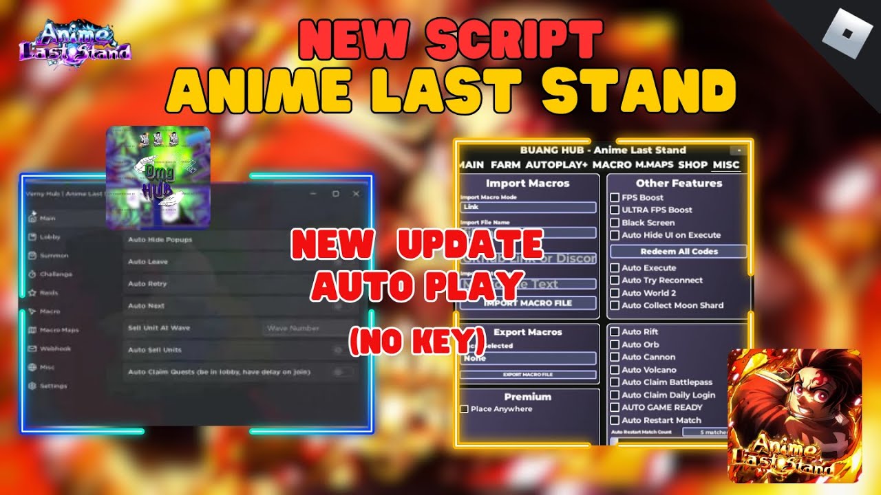 Cách Hack Anime Last Stand – Auto Play Cày AFK Miễn Phí Siêu Ngon (NO ...