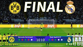 Final - Penalty Shootout | Borussia Dortmund vs Real Madrid | UCL Champions League | PES Video Game