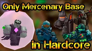 Only Mercenary Base and Support in Hardcore Roblox Tower Defense Simulator