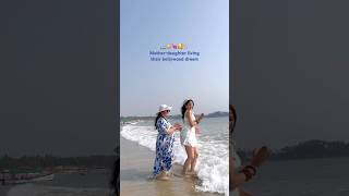 Like mother, like daughter🥹👯‍♀️ living our bollywood dream🌊☀️🏖️ #dance #bollywood #dream #goa