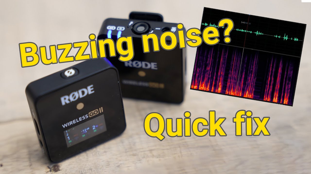 RODE Wireless Go II Buzzing noise when using a lapel mic? QUICK FIX YouTube