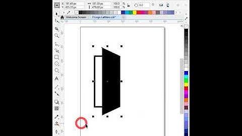 || YouTube Shorts || How To Create Simple Minimal Logo Design Idea In CorelDraw 2020 #Logodesignidea