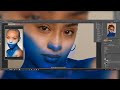 Witness the incredible facepaint metamorphosis in photoshop  timelapse ft whoskpja