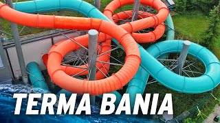 All Water Slides at Terma Bania in Poland 2023 | Zjeżdżalnie