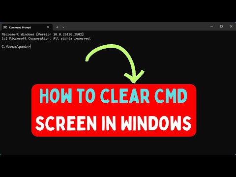 How to Clear CMD Screen in Windows 11