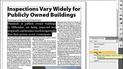 InDesignSecrets Videocast Episode 15 Span Columns