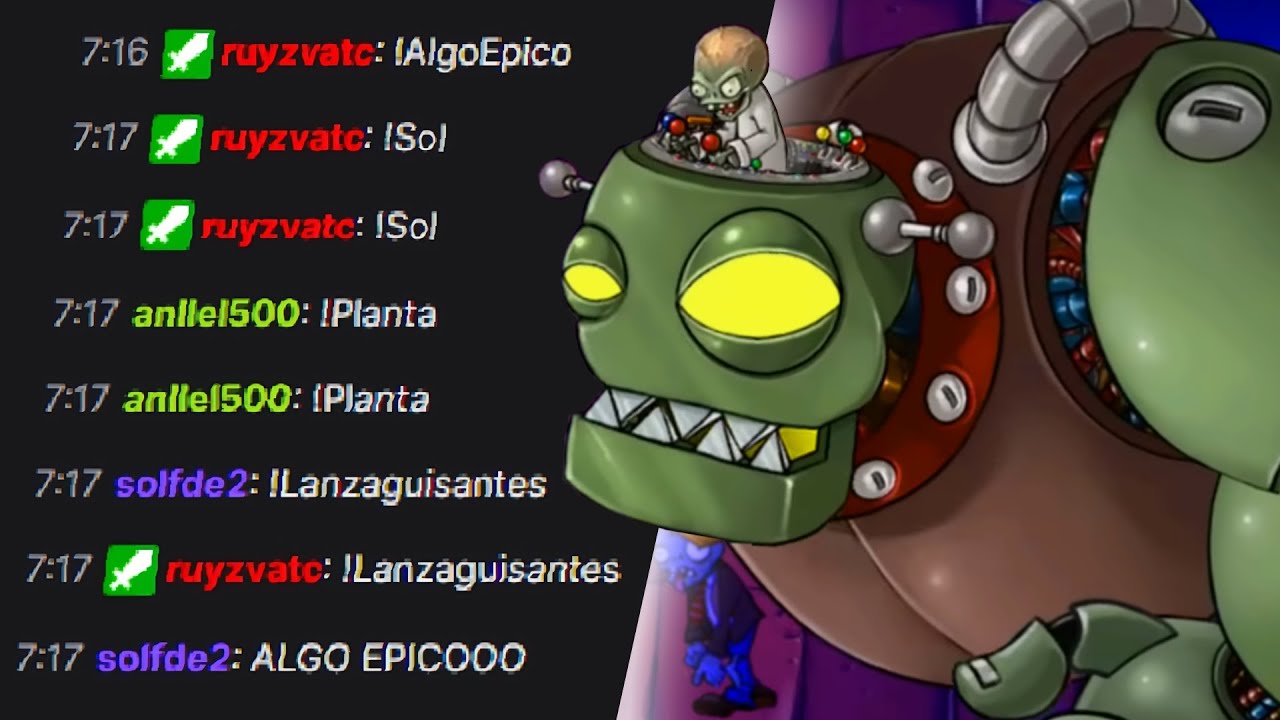 Hice PLANTS VS ZOMBIES pero CHAT DE TWITCH