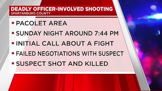 Deputy-involved shooting in Spartanburg County
