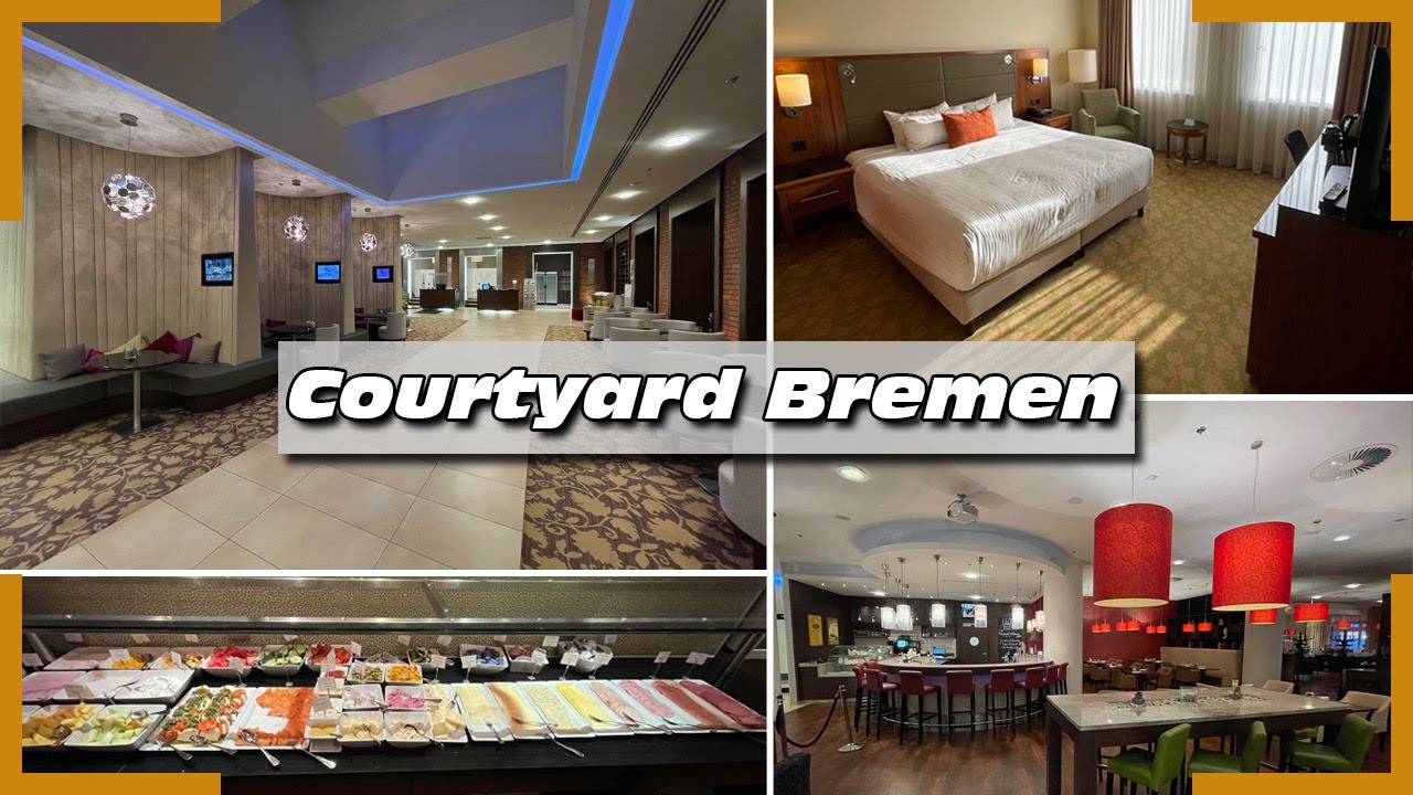 Courtyard by Marriott Bremen Hoteltour | Komfortzimmer | Frühstücksbuffet | 4K