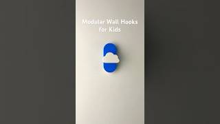 3D Printed Modular Kids Wall Hooks — Heart, Cloud, Star &amp; Moon #homedecor  #3dprinting
