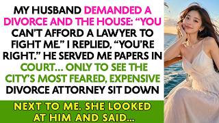 My husband demanded a divorce and the house: “You can’t afford a lawyer to fight me.” I replied,