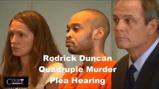 Rodrick Duncan Plea Hearing 08/23/16