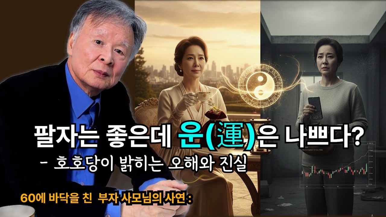 팔자 좋은 사모님의 나쁜 운(運)?   hohodang.tistory.com   호호당의 명리학 이야기