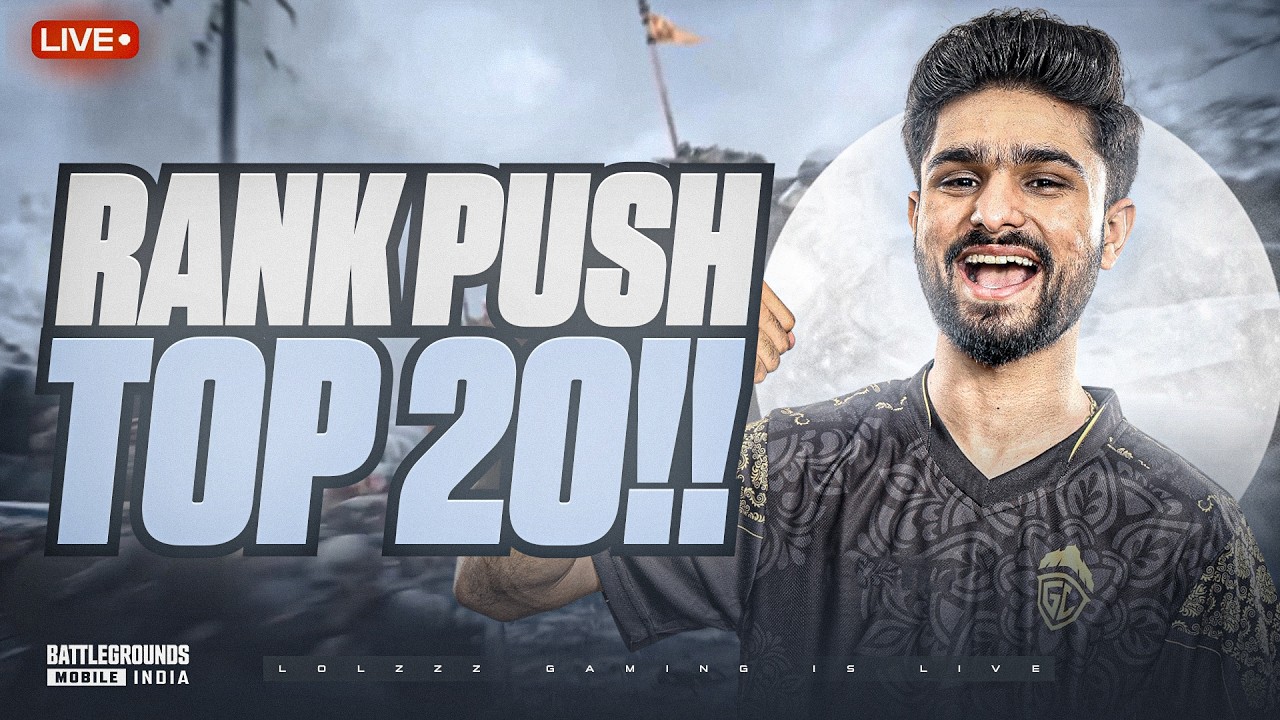 KYA AAJ 12 CHICKEN HO PAYENGE? | SERIOUS RANK PUSH TO #1 | BGMI LIVE