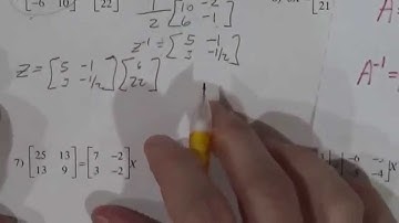 Matrix Equations (hard) - Inverses Required kutasoftware #5