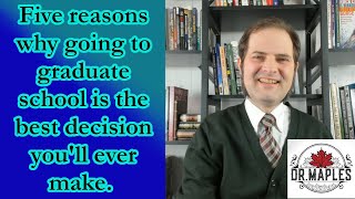 Should I go to graduate school? Here's five reasons you shouldn't (and five you should!)