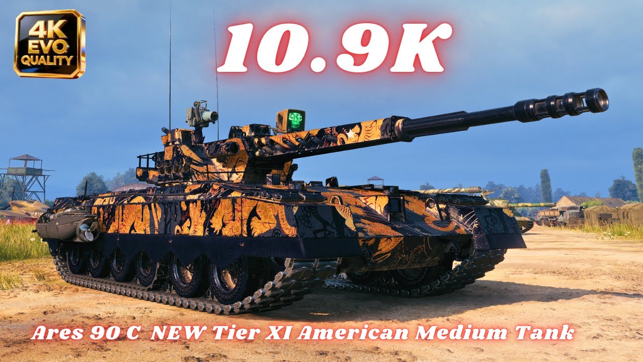 NEW Ares 90 C Is BROKEN?! 10.9K Damage Carry | World of Tanks