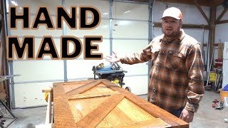 MAKING A RUSTIC OAK BOARD AND BATTEN DOOR FOR OUR 100 YEAR OLD ROCK CABIN