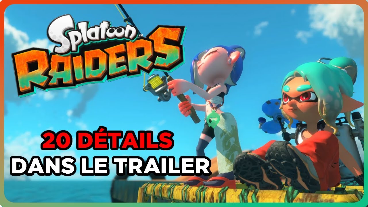 20 DÉTAILS CACHÉS DANS LE TRAILER DE SPLATOON RAIDERS