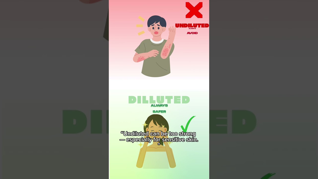 Can you use essential oils directly on your skin? 