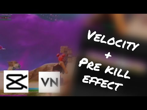 How to make the *BEST* sniper velocity + Pre kill effect on mobile vn + capcut tutorial