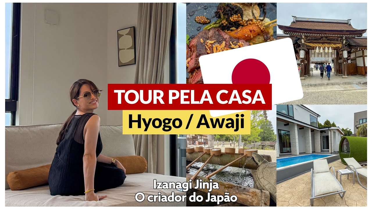 Nossa experiência incrível em Awaji: Santuário xintoísta, glamping e comida 🍀😍