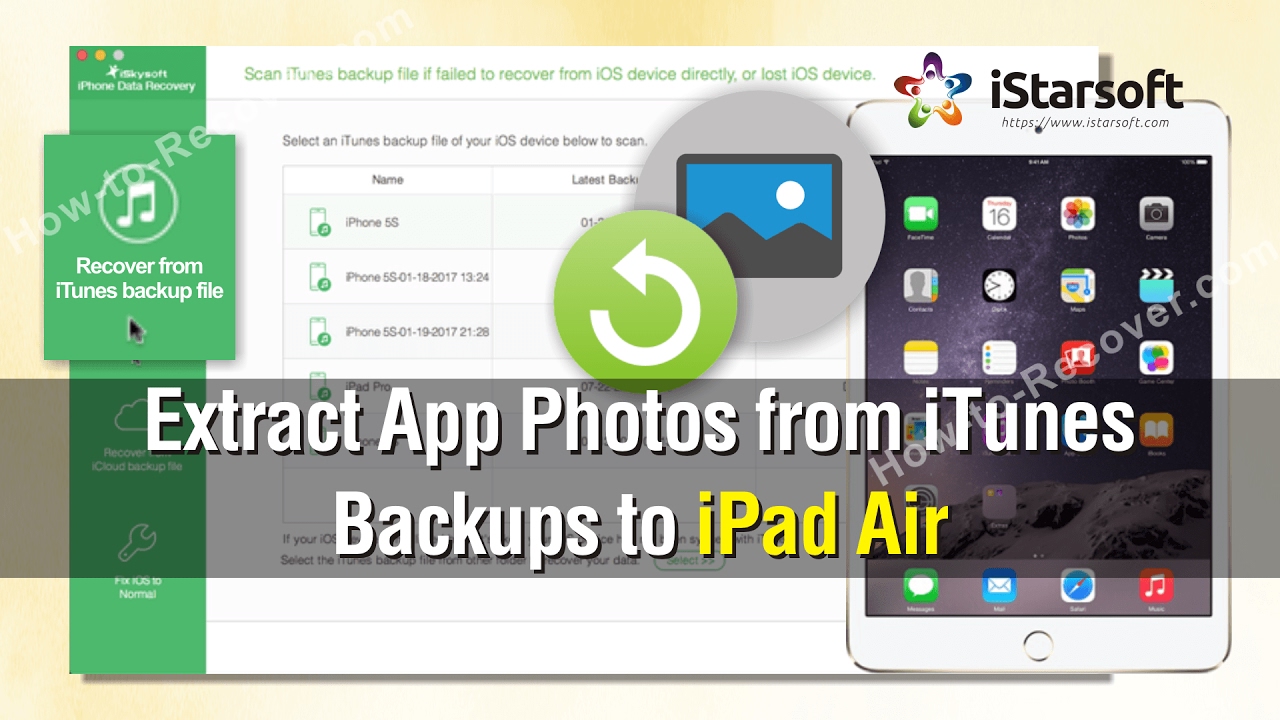 How To Extract App Photos From ITunes Backups To IPad Air YouTube