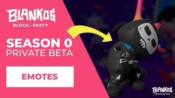 Emotes in Blankos Block Party | Season 0 - Private Beta