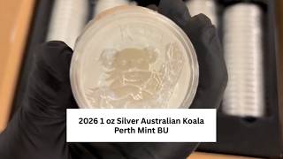 2026 1 oz Silver Australian Koala Perth Mint BU