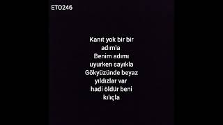 Eto246 & Anlamaz Lyrics