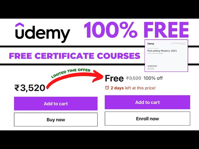 Free Certification Courses, 100%OFF Coupon Codes, Cursos gratuitos -  Course Coupon Club