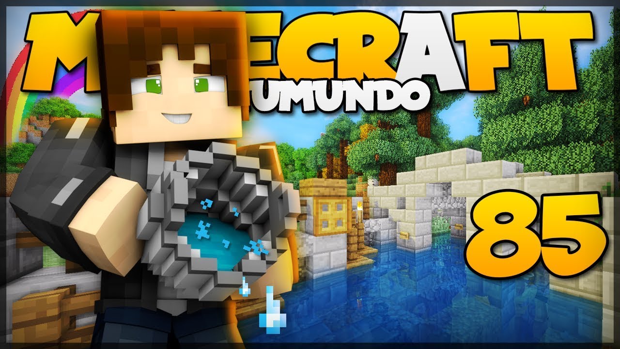 O CÓRREGO! // Meu Mundo #85 // Minecraft desfibrilador externo automático