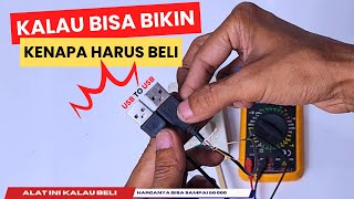 Tutorial Cara Membuat Kabel Data USB To USB Dari Bekas Charger HP