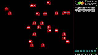 Gigatron TTL Sprites using Native Assembly code Sys functions.