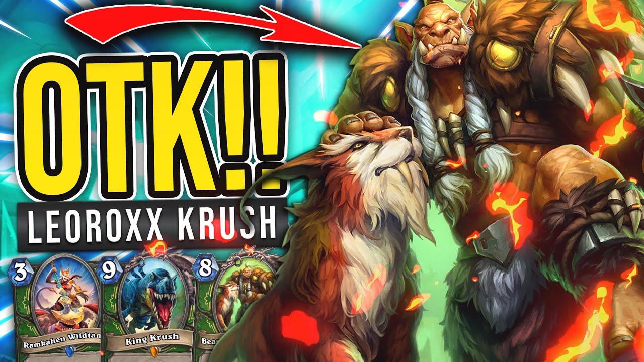 This Deck is MUCH STRONGER after the nerfs! - OTK Leoroxx Krush Vault Hunter - Hearthstone