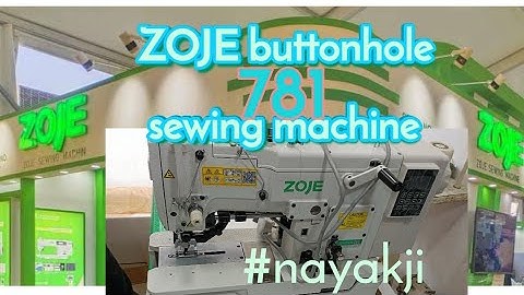 ZOJE ZJ781-S-3-BD Buttonhole sewing machine #zoj3781s3bd #zojesewingmachine #nayakji #781kagamachine