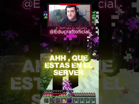 NO CREERAS QUIEN VISITA MI SERVIDOR #minecraft #minecraftshorts #minecraftenespañol
