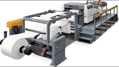 HRBpack 1700mm High Speed Reel Sheet Cutter Machine /paper roll to sheet cutter machine/paper cutter