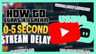 How to Stream on YouTube With NO Delay on Streamlabs OBS - Ultra Low Latency