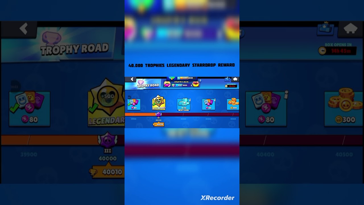 40.000 trophies milestone reward 