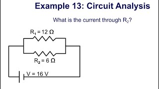 Circuit Analysis Example Problem 13