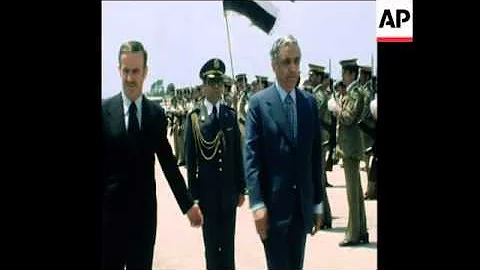 SYND 3 6 78 SYRIAN PRESIDENT ASSAD MEETS PRESIDENT...