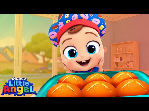 Hot Cross Buns at Easter 🐣 Little Angel Kids Songs & Nursery Rhymes
