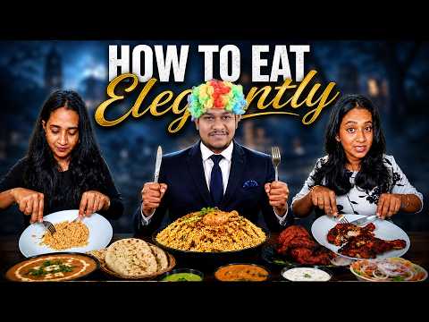 How to Eat Elegantly😋😍 Tamil