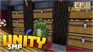 LIVE! THE CHEST ROOM! EP.8 - Minecraft Pocket Edition Unity Realms SMP