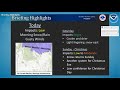 12/21/18 Hazard Briefing - Windy today with some light snow showers